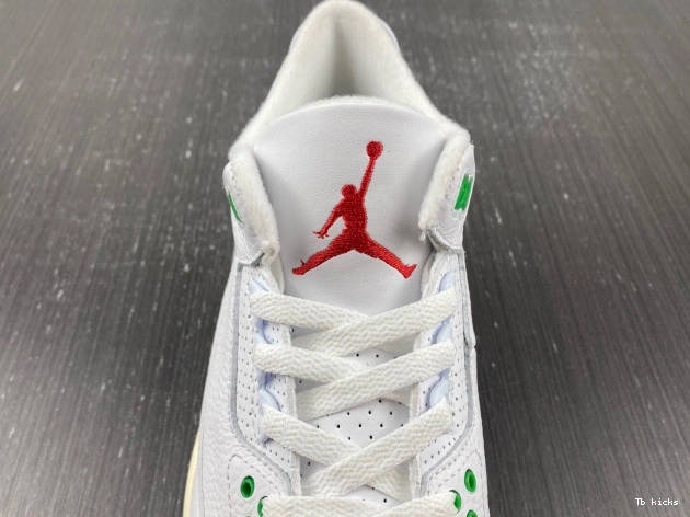 Reps TBK Retro Jordan CK9246-136 3 Green (W) Lucky 0810
